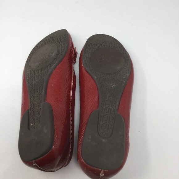 FRYE RED MOCCASINS LOAFER FLATS LEATHER 8M - Picture 9 of 15